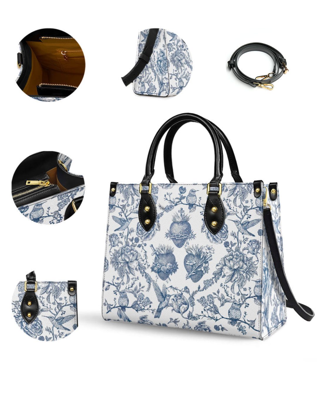 Borsa Cattolica in Pelle – Sacri Cuori di Gesù