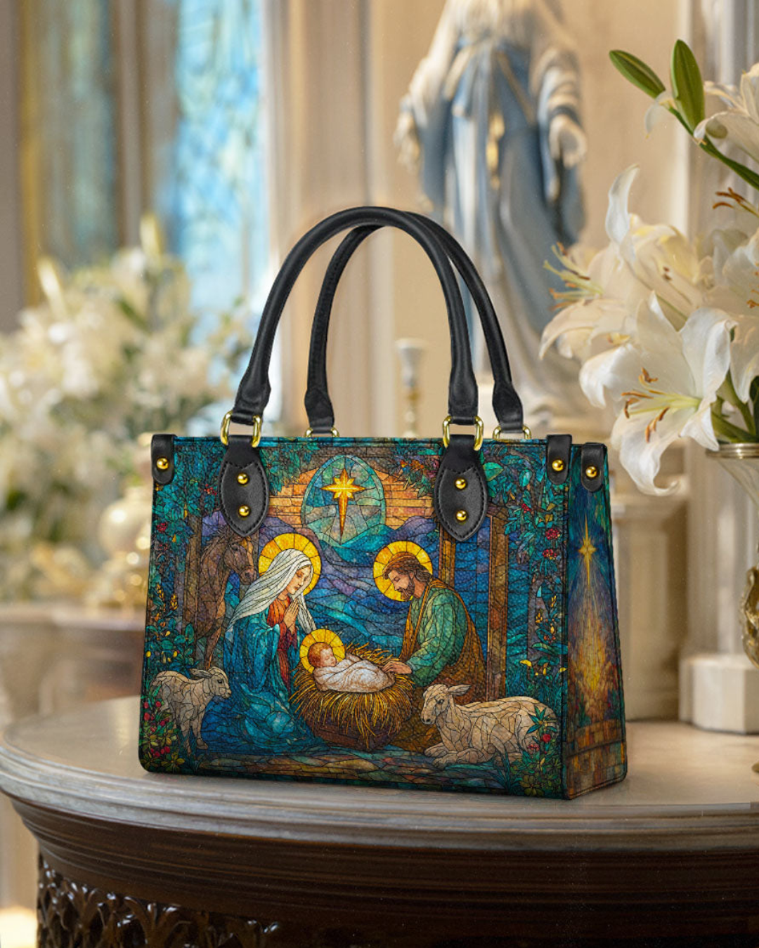 Borsa Cattolica in Pelle – Natività di Gesù