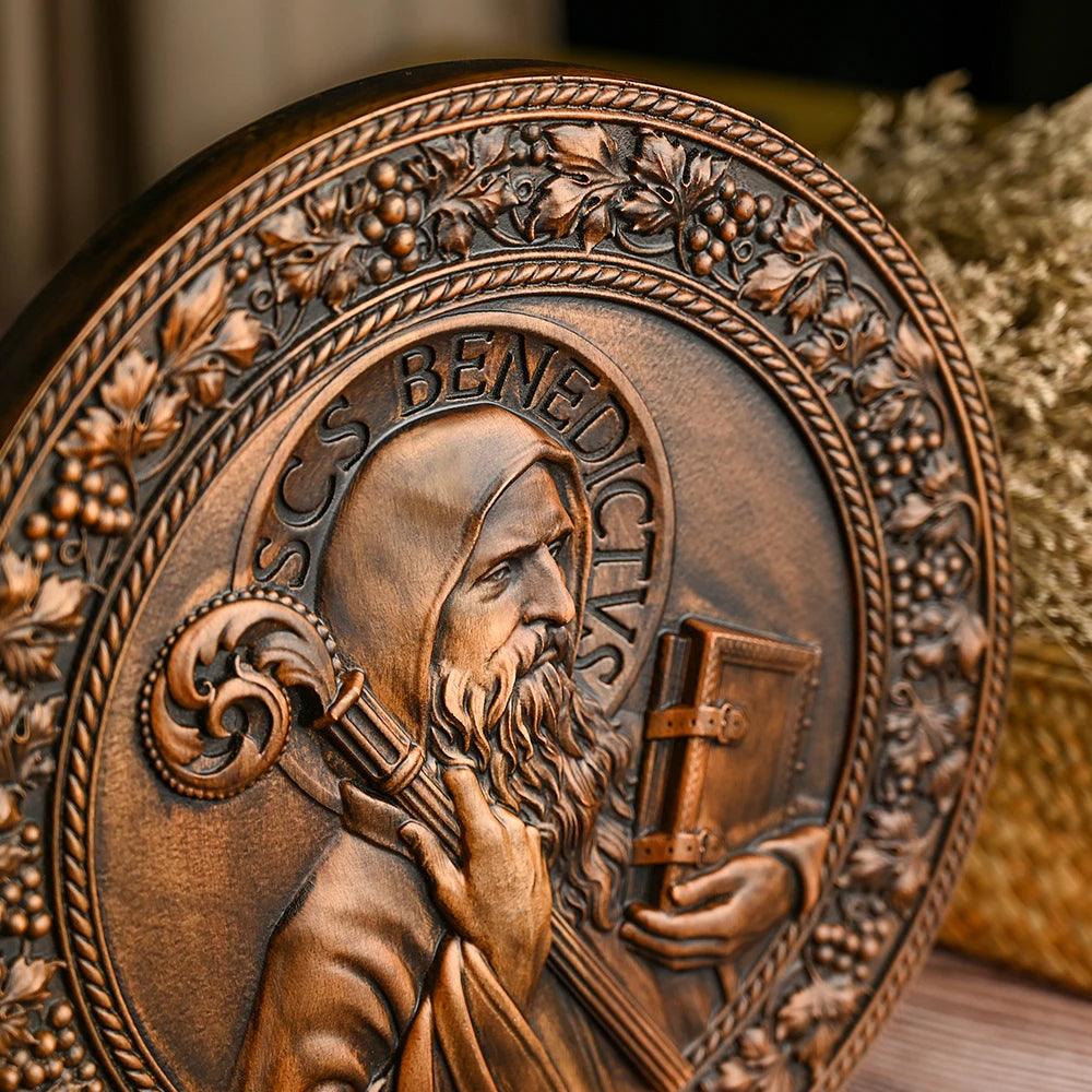 Icona di San Benedetto in Legno