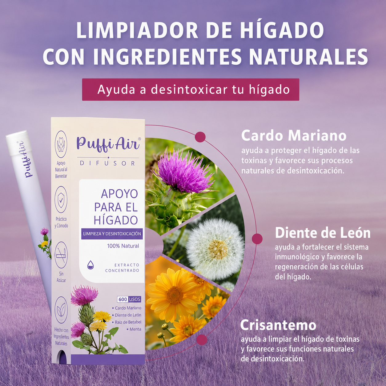 Puffi – Fórmula Natural 4 en 1 para Dejar el Vape.