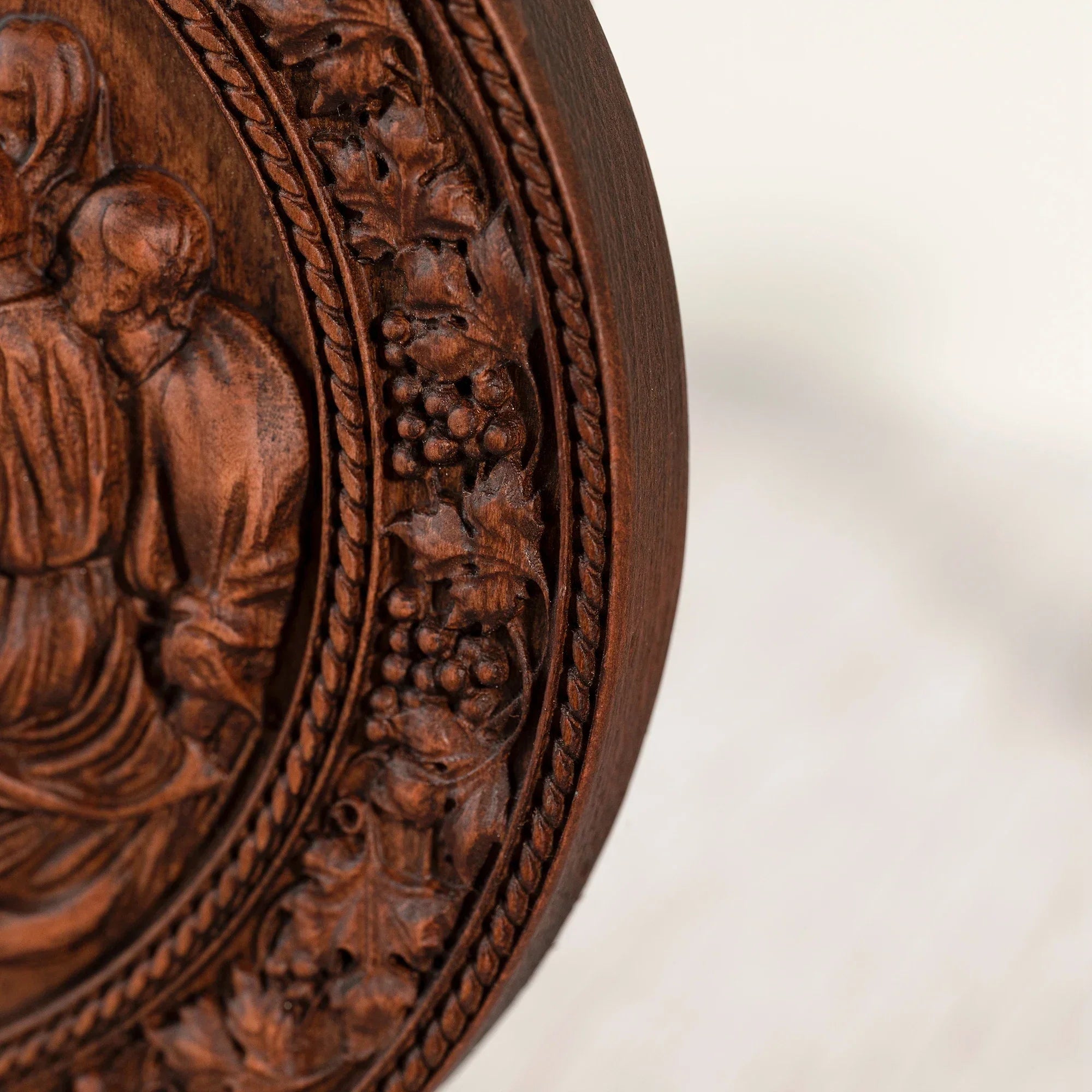 Scultura Rotonda in Legno dell’Ultima Cena