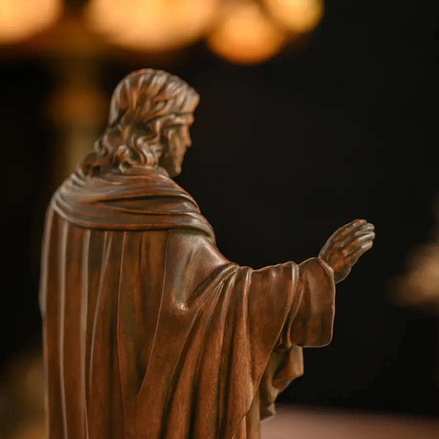 Immagine del Sacro Cuore di Gesù in Legno