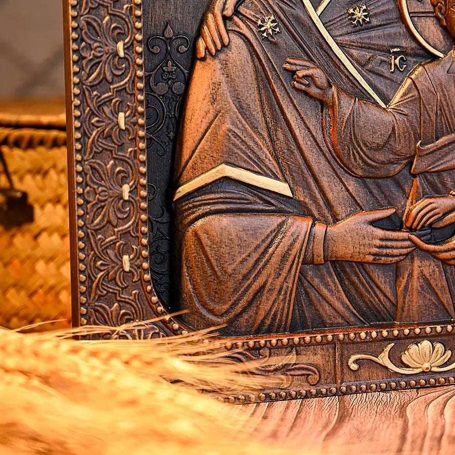 Sacra Famiglia Natività – Scultura in Legno