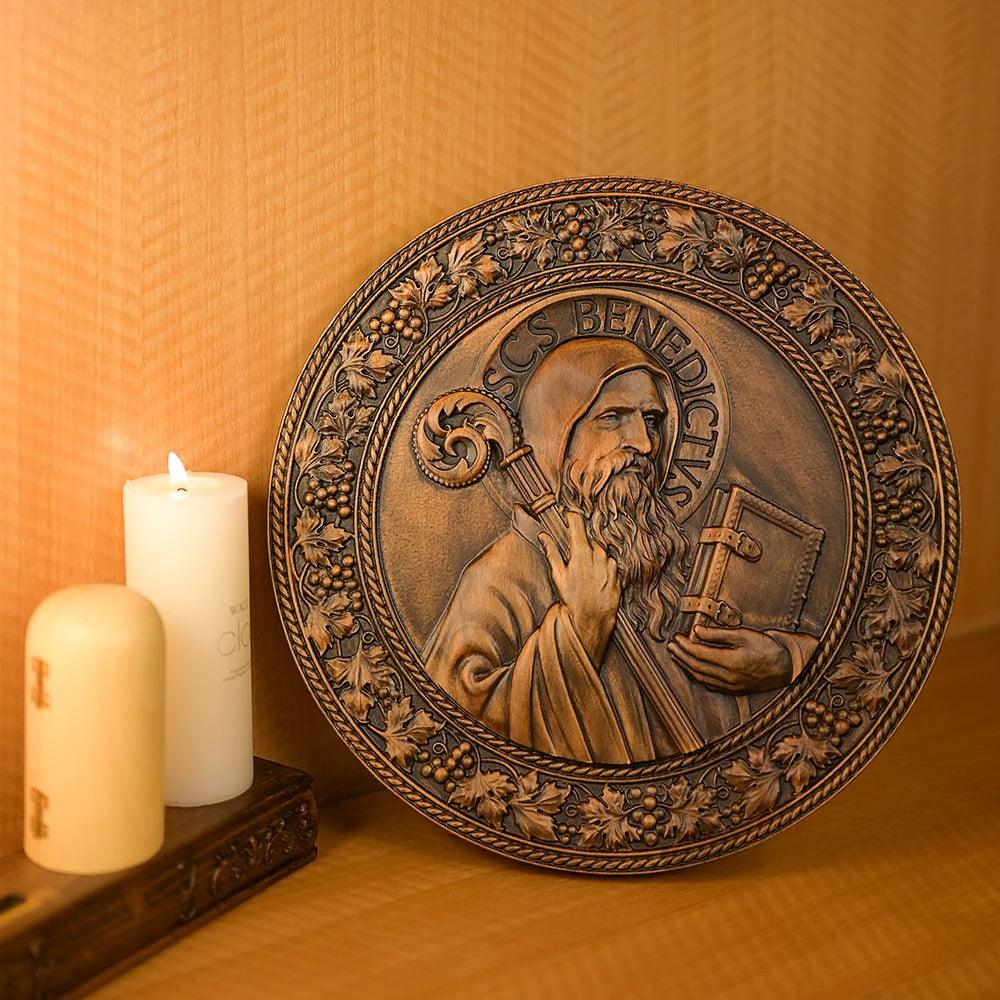 Icona di San Benedetto in Legno