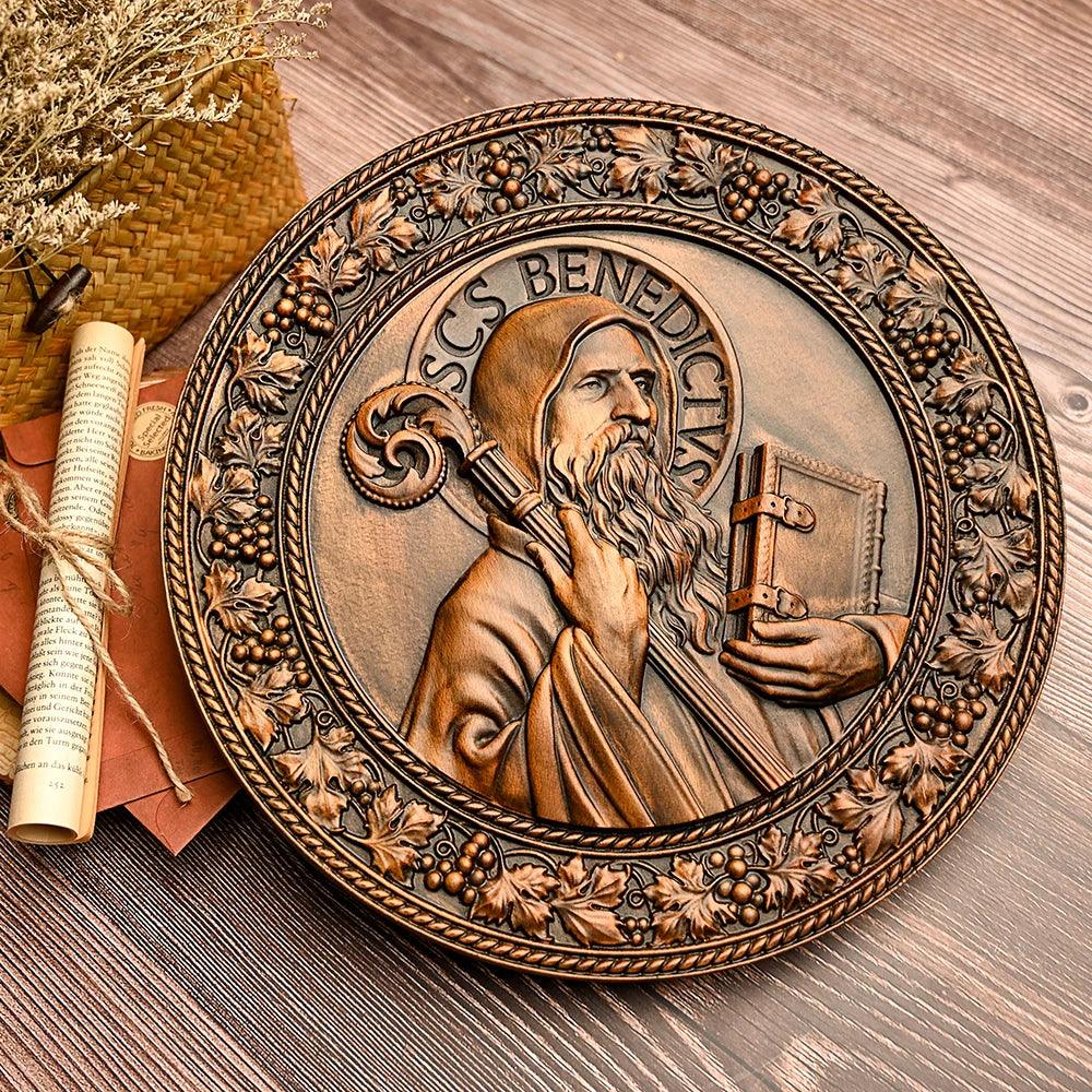 Icona di San Benedetto in Legno