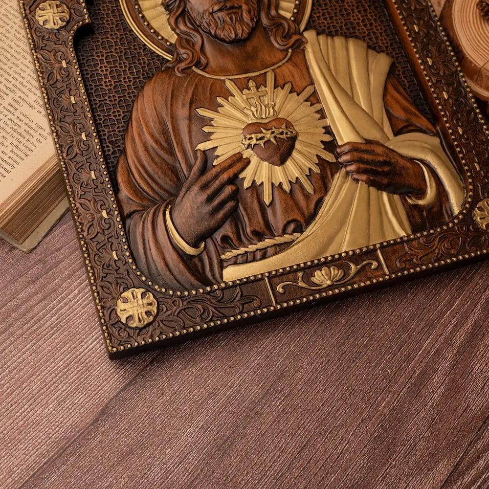 Sacro Cuore di Nostro Signore Gesù in Legno
