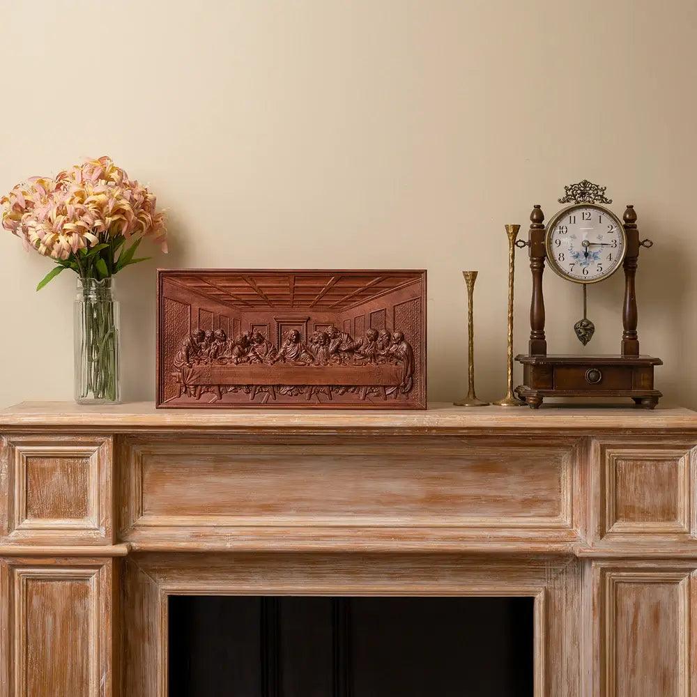 Scultura dell’Ultima Cena in Legno