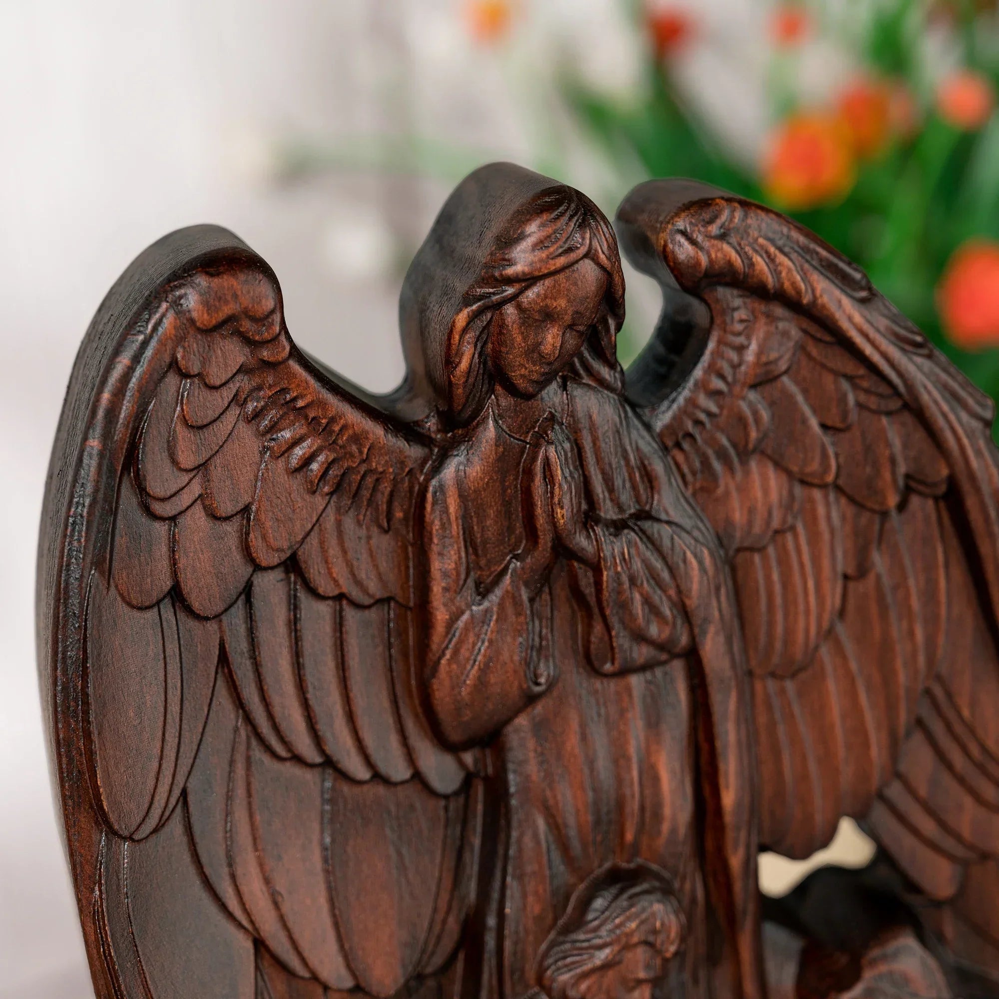 Scultura Sacra Famiglia e Angelo Custode