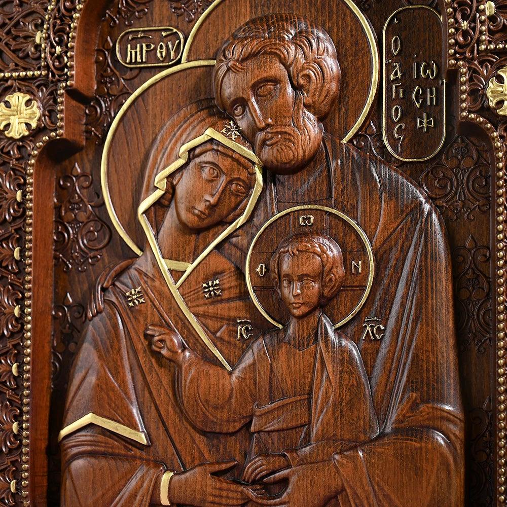Sacra Famiglia Natività – Scultura in Legno
