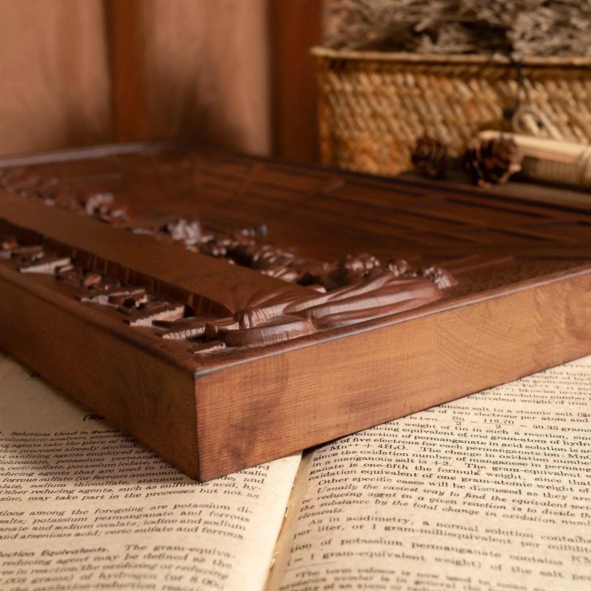 Scultura dell’Ultima Cena in Legno